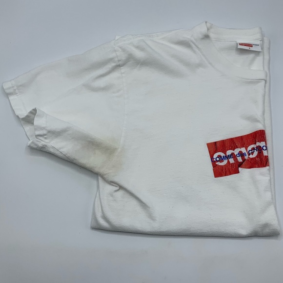 Supreme Commes Des Garçons Box Logo Shirt Large - Picture 6 of 8